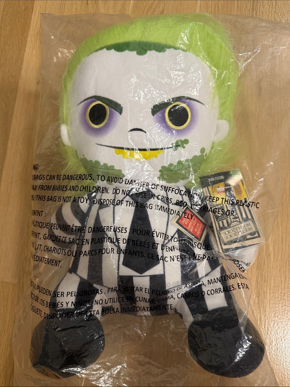 13” Beetle Juice Weighted Plush